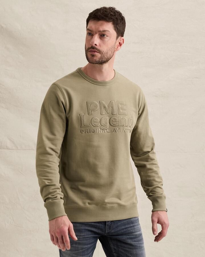 PME LEGEND Sweatshirt met ronde hals en artwork