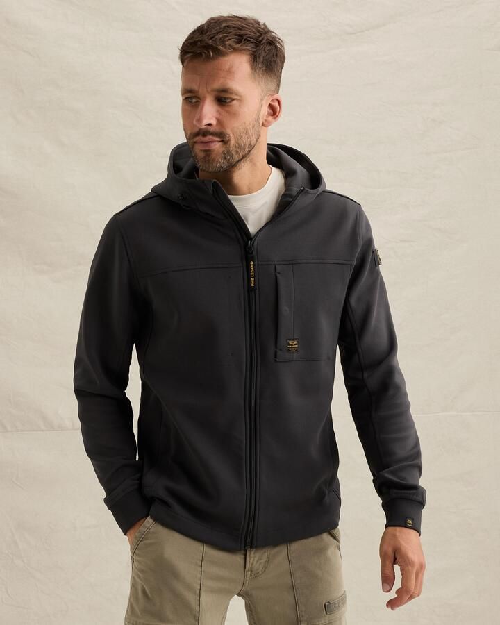 PME LEGEND Sweatvest met capuchon en ritssluiting
