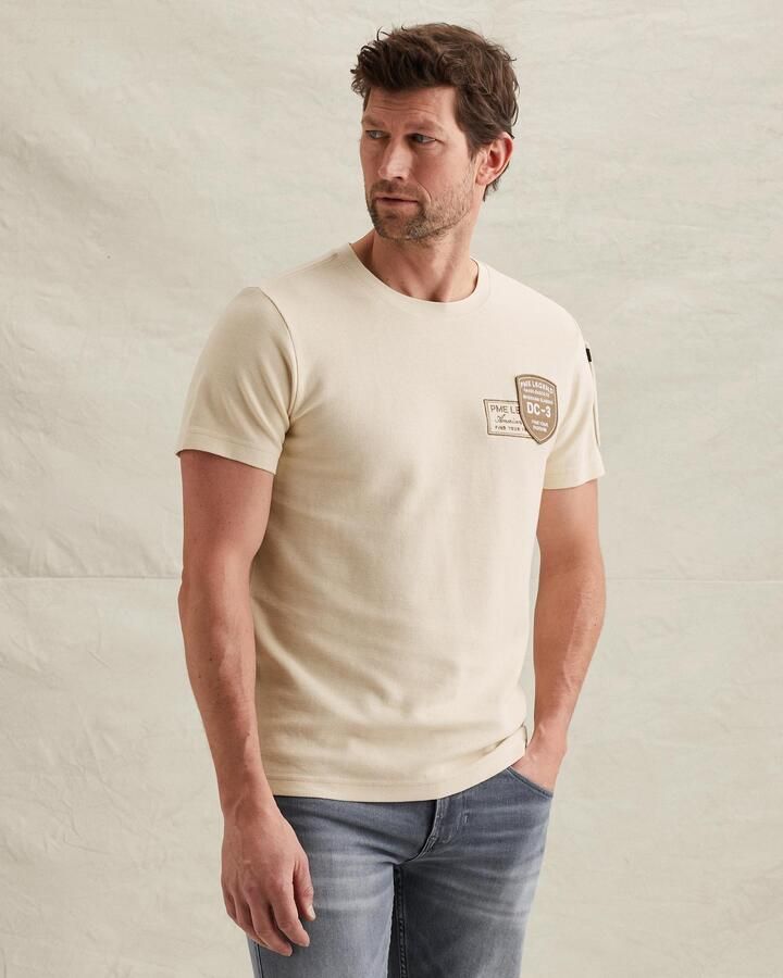 PME LEGEND T-shirt met artwork en flight pocket - Foto 3