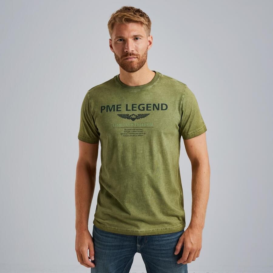 PME Legend T-shirt met labelprint