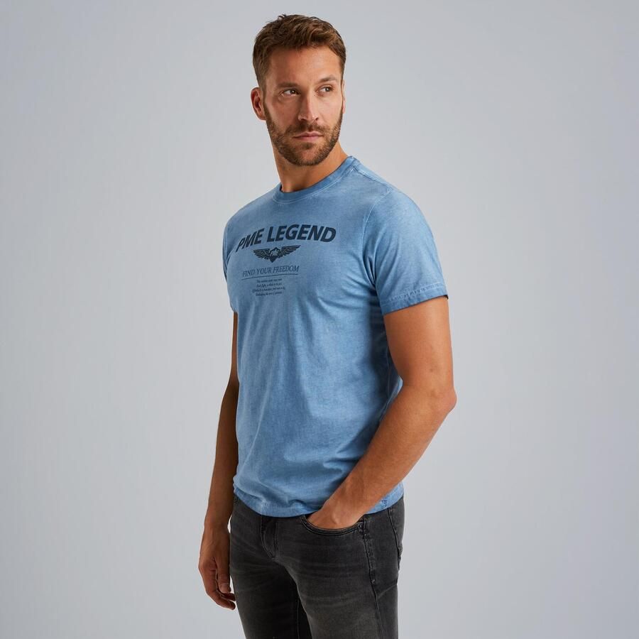 PME Legend T-shirt met labelprint