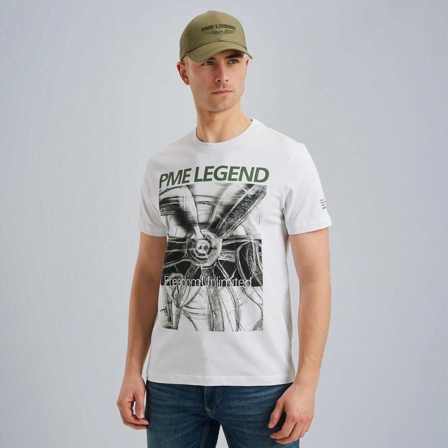 PME Legend T-shirt met labelprint