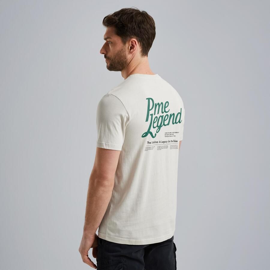 PME Legend regular T-shirt met backprint - Foto 4