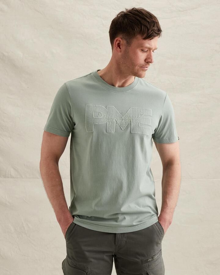 PME LEGEND T-shirt met artwork op de borst - Foto 2