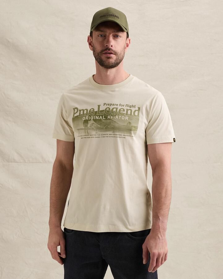 PME LEGEND T-shirt met artwork van 100% katoenen jersey