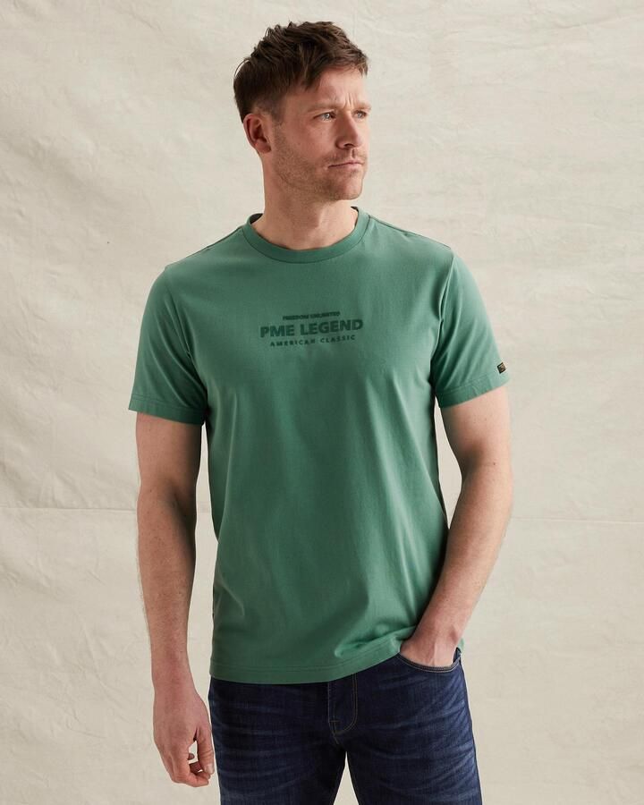 PME LEGEND T-shirt met artwork van katoenen jersey