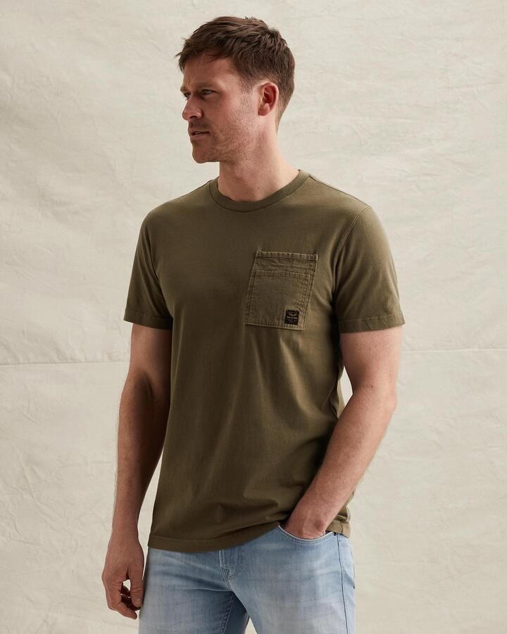 PME LEGEND T-shirt met cargo borstzak - Foto 2