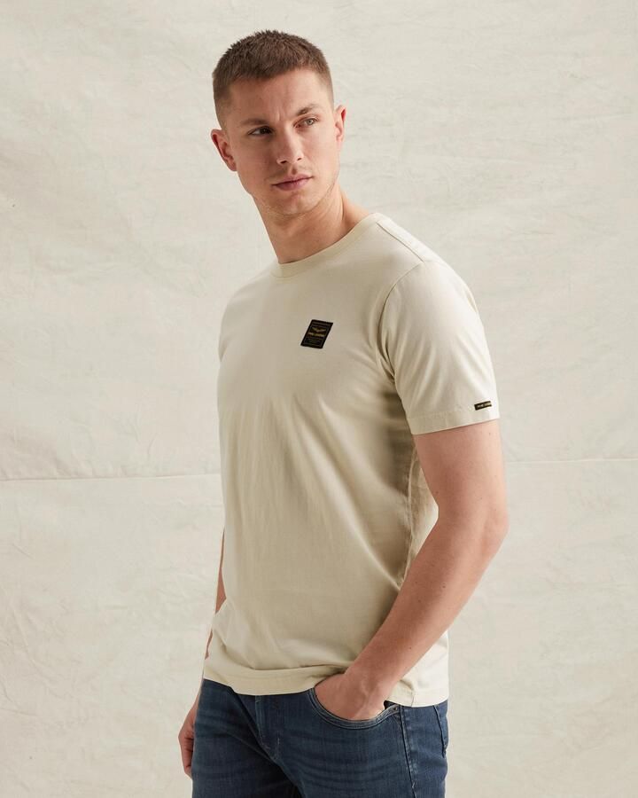 PME LEGEND Heren Polo's & T-shirts Acid Wash + Garment Dye Beige - Foto 8