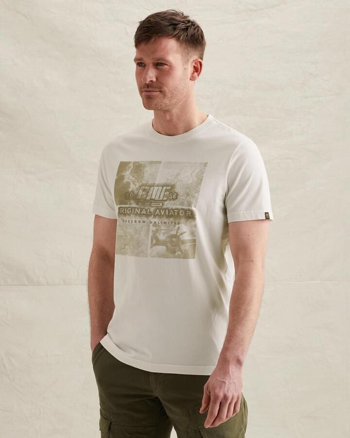 PME LEGEND T-shirt met groot artwork op de borst