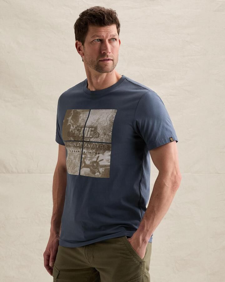 PME LEGEND T-shirt met groot artwork op de borst - Foto 3