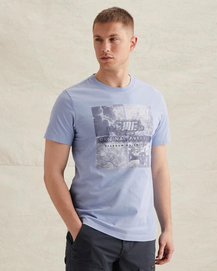 PME LEGEND T-shirt met groot artwork op de borst