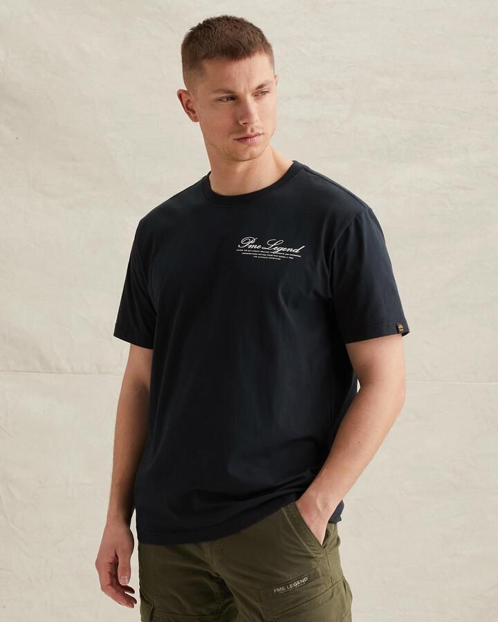 PME LEGEND T-shirt met groot artwork op de rug
