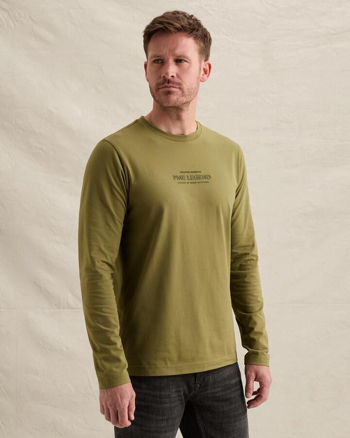 PME LEGEND T-shirt met lange mouwen en artwork