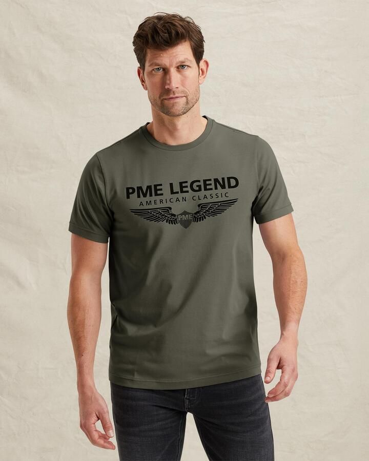 PME Legend regular T-shirt groen - Foto 2