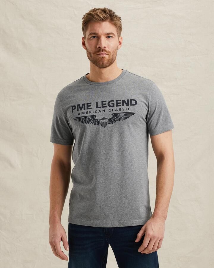 PME Legend regular T-shirt grijs - Foto 3