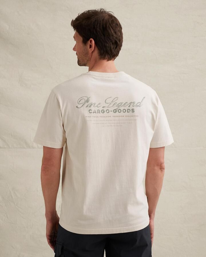 PME Legend relaxed fit T-shirt met label-prints en ronde hals - Foto 4