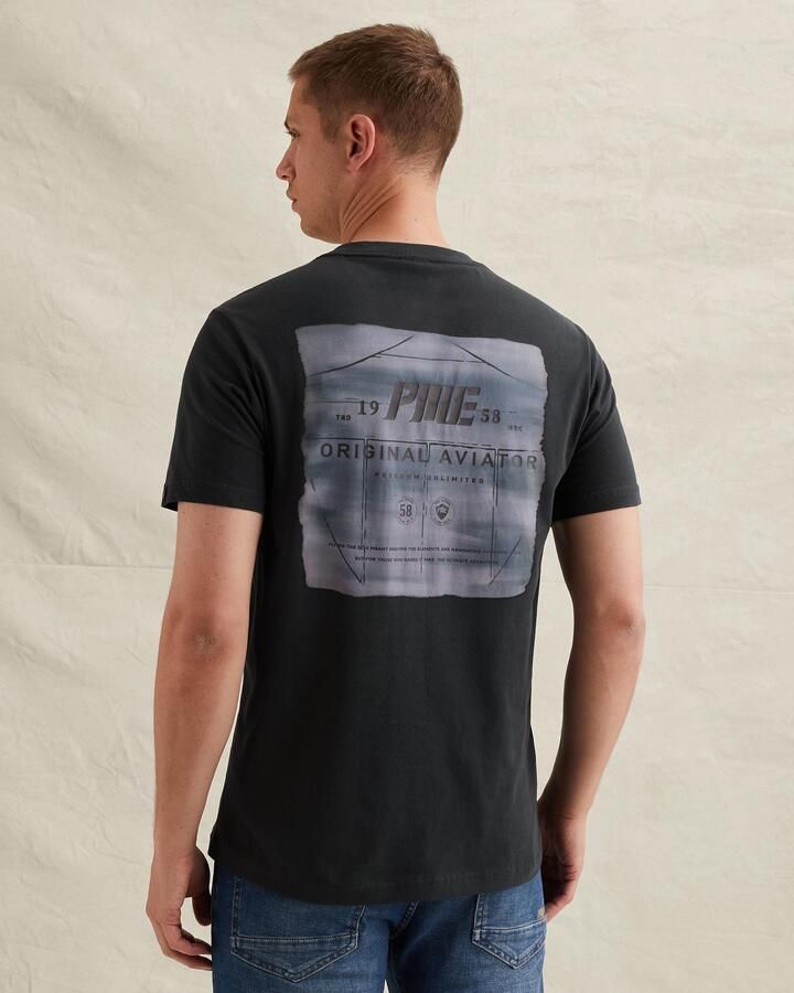 PME LEGEND T-shirt met meerkleurig artwork op de rug - Foto 3