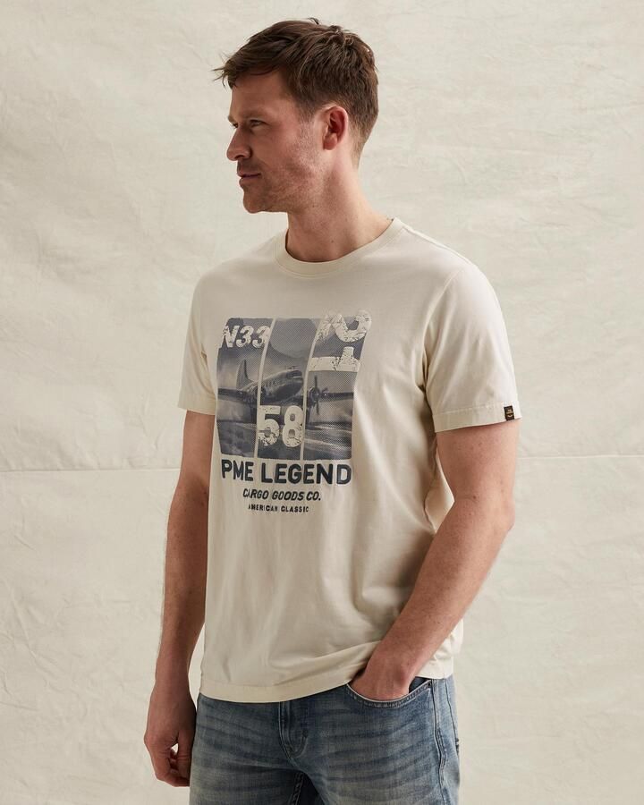 PME LEGEND T-shirt met mixed artwork - Foto 4