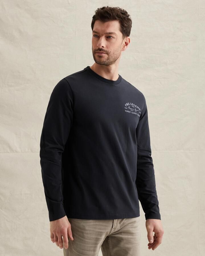 PME LEGEND T-shirt met print en lange mouwen - Foto 3
