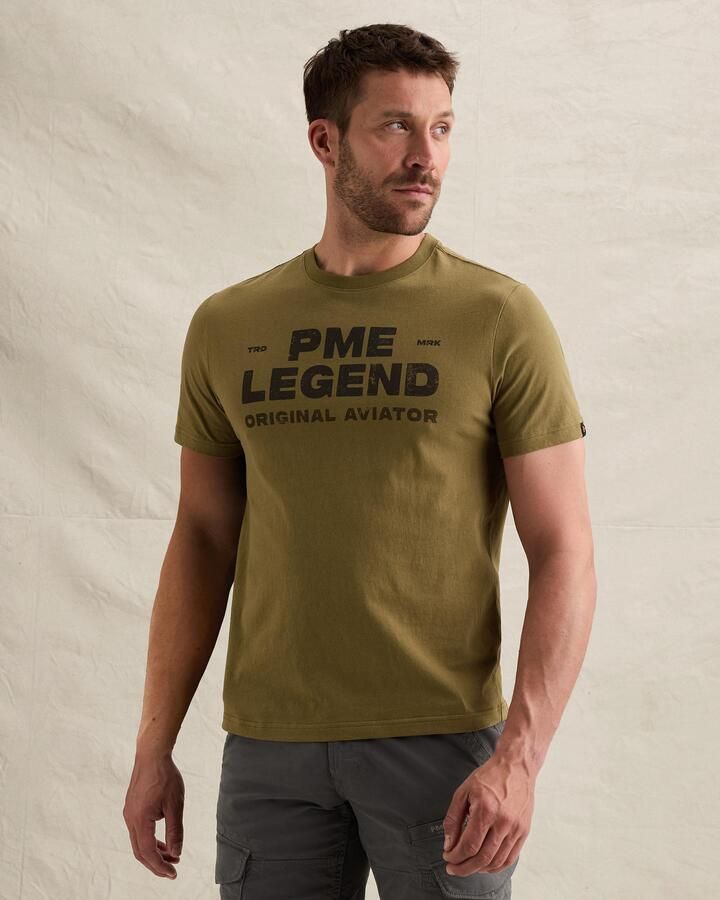 PME LEGEND T-shirt met stoer artwork op de borst