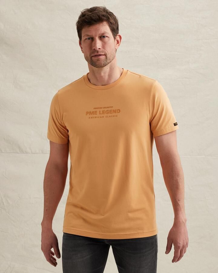 PME LEGEND T-shirt van een katoenblend met artwork