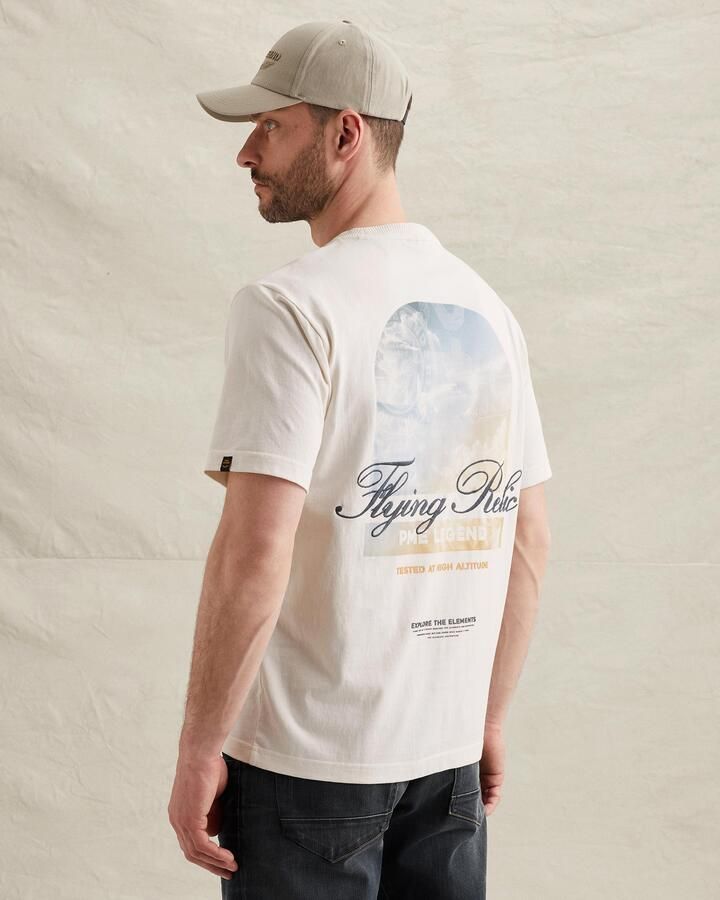 PME LEGEND T-shirt van een katoenblend met meerdere artworks