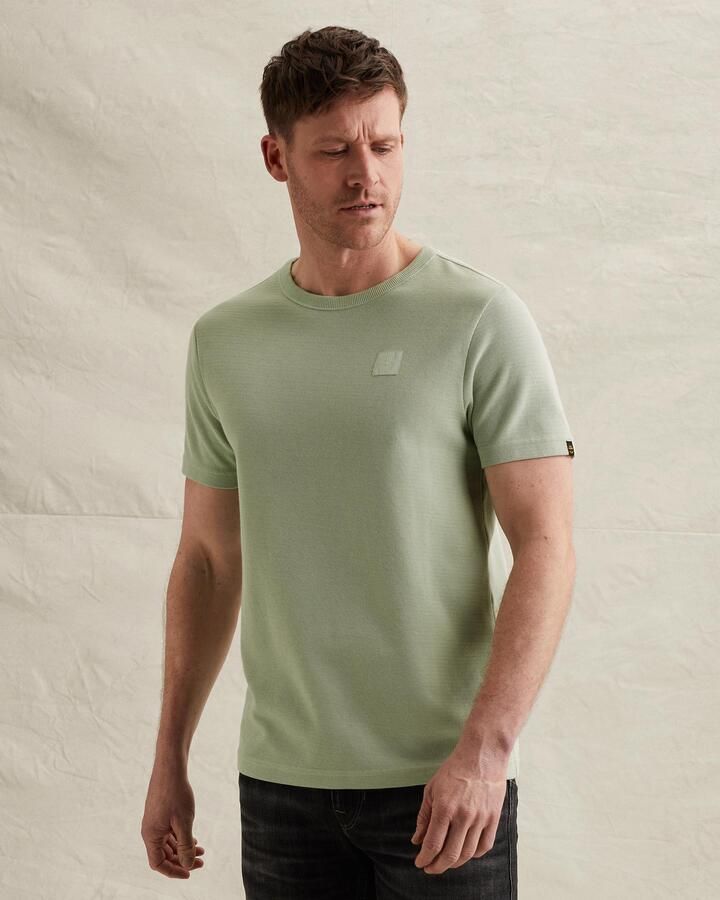 PME LEGEND Heren Polo's & T-shirts Short Sleeve R-neck Russel Jersey Interlock Mint - Foto 7