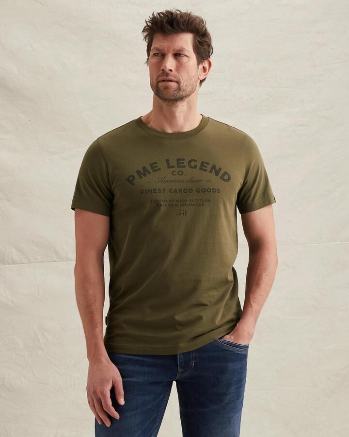PME Legend regular fit T-shirt met logoprint - Foto 2