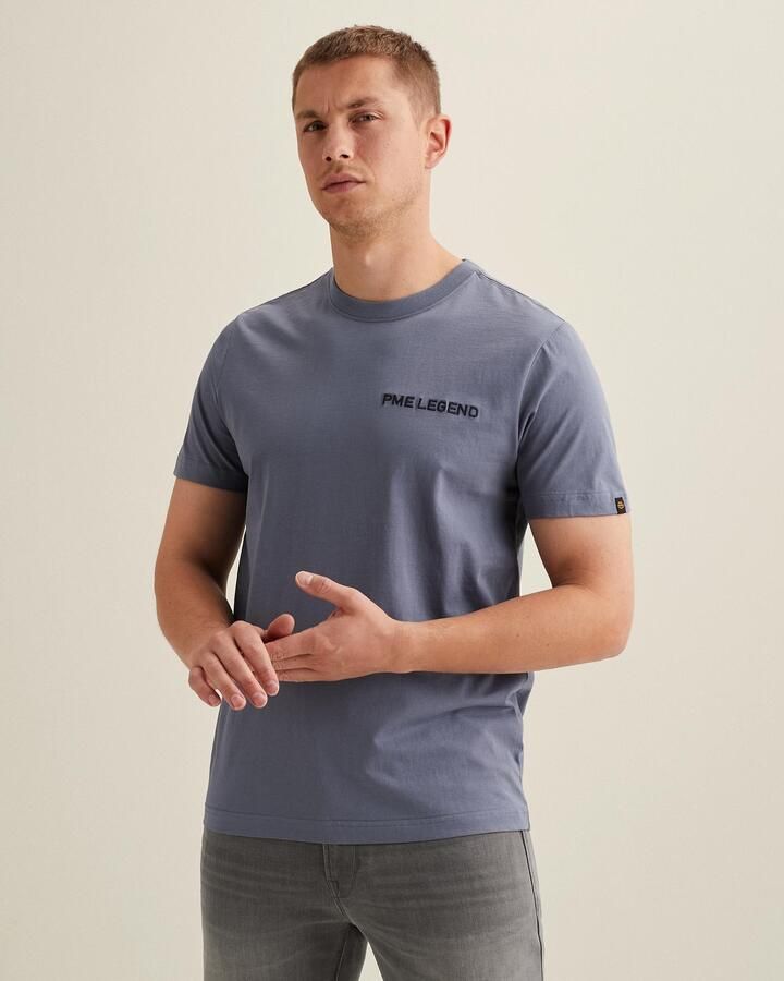 PME LEGEND T-shirt van jersey met artwork op de rug - Foto 2