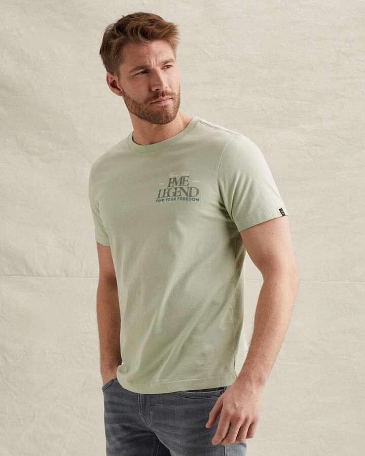 PME LEGEND Heren Polo's & T-shirts Short Sleeve R-neck Small Art Package B+t Only Mint - Foto 9