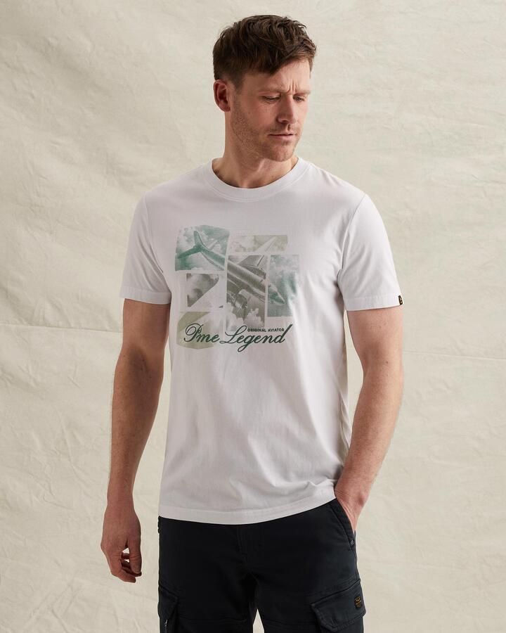 PME LEGEND T-shirt van jersey met stoer artwork - Foto 3
