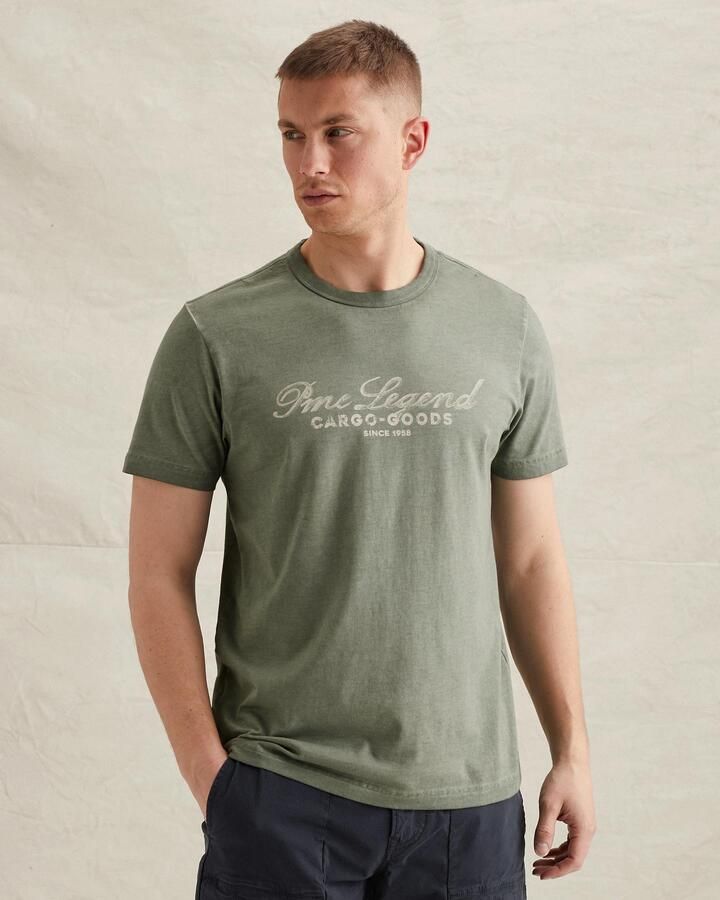 PME LEGEND T-shirt van jersey met stoer artwork op de borst - Foto 4