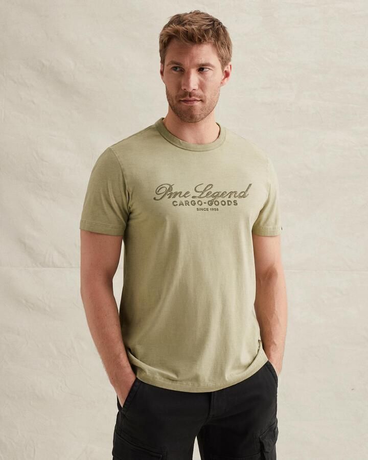 PME LEGEND T-shirt van jersey met stoer artwork op de borst - Foto 3