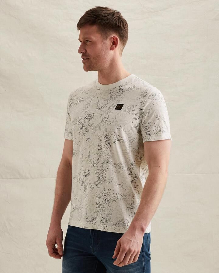 PME LEGEND T-shirt van slub jersey met allover print - Foto 3