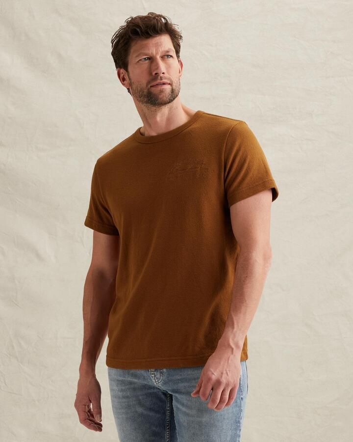 PME LEGEND T-shirt van slub jersey met print