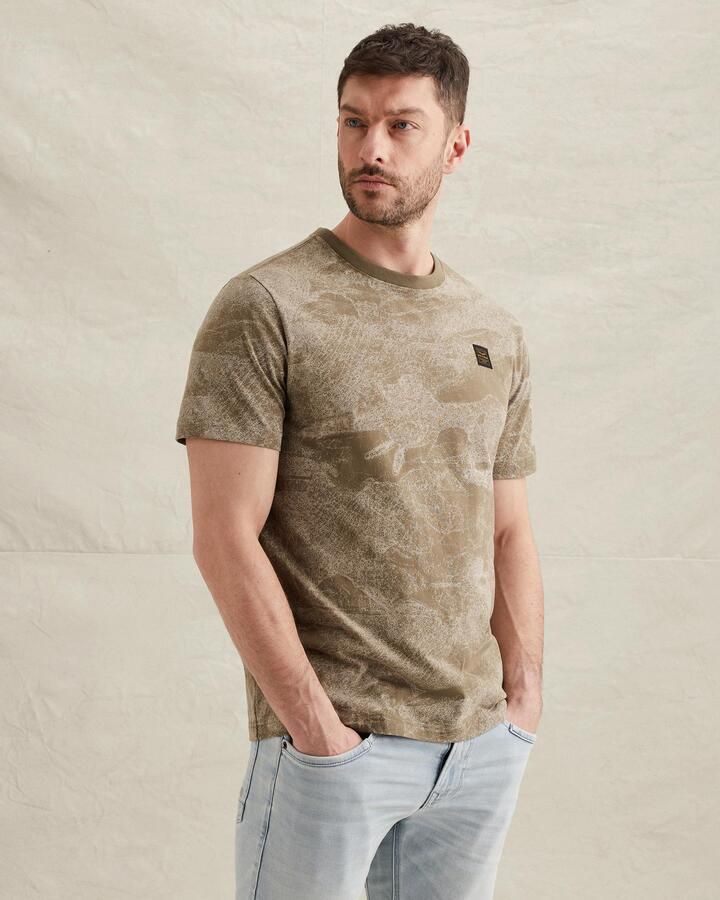 PME LEGEND T-shirt van soepele jersey met allover print - Foto 2