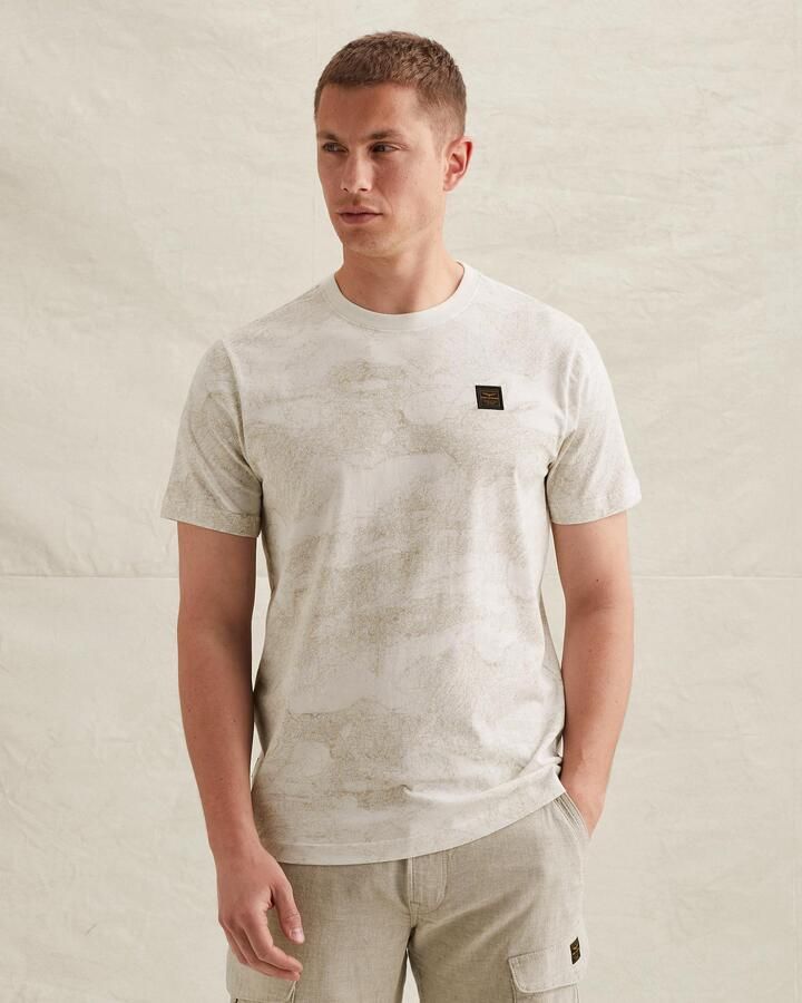 PME LEGEND T-shirt van soepele jersey met allover print - Foto 5