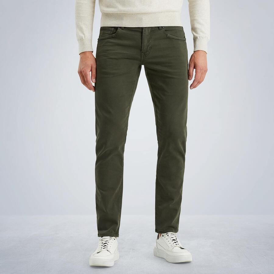 PME Legend Groene Tailwheel Gekleurde Sweat Slim Fit Jeans Green Heren