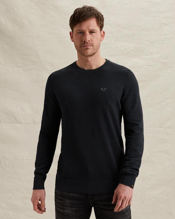 PME LEGEND Heren Truien & Vesten Cotton Modal Donkerblauw - Foto 7