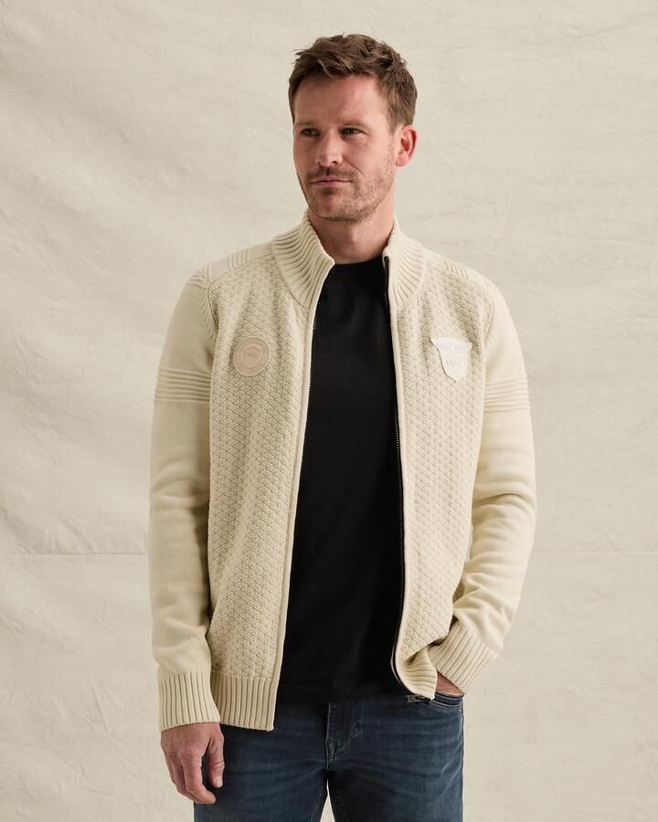 PME LEGEND Vest met ritssluiting en raglanmouwen