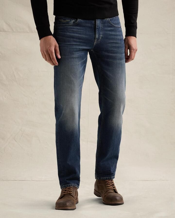 PME Legend WINGLOAD relaxed fit straight leg jeans donker indigo - Foto 4