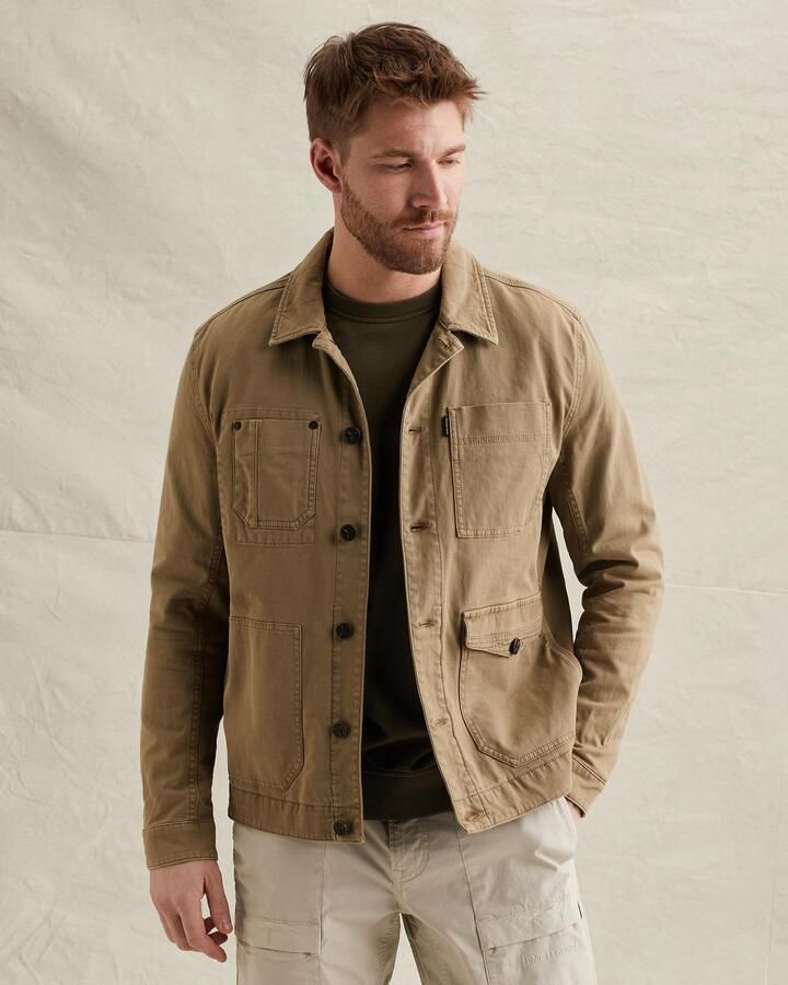 PME Legend Spijkerjack met steek- en klepzakken model 'FANCY'