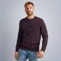 PME Legend sweater met logo en borduursels donkerrood - Thumbnail 2