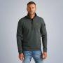 PME LEGEND Heren Truien & Vesten Half Zip Collar Interlock Jersey Groen - Thumbnail 3