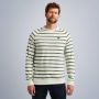 PME Legend gestreepte sweater wit multi - Thumbnail 2