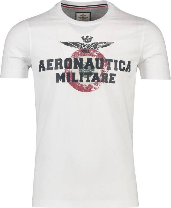 Aeronautica militare T-shirt ronde hals wit