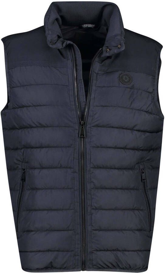Airforce Donkerblauwe bodywarmer Sorona