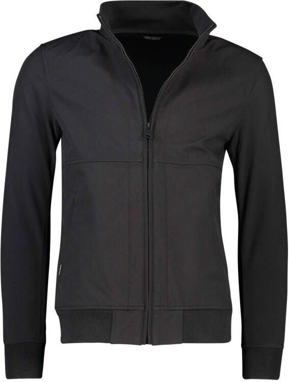 Airforce Softshell jack zwart