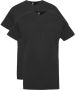 Alan Red Vermont Extra Lang V-Hals T-Shirt Zwart 2Pack - Thumbnail 2