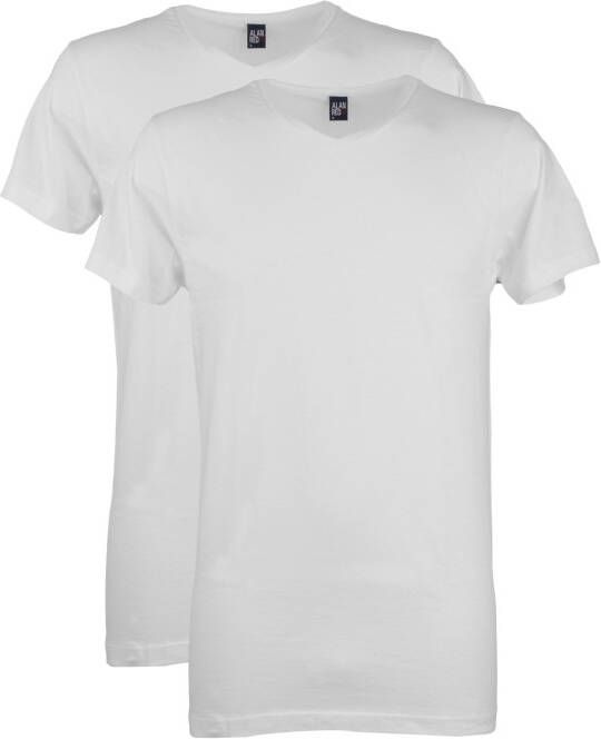 Alan Red West-Virginia T-shirt V-Hals Wit (2Pack) - Foto 2